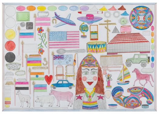 Œuvre d’art brut d’Alex Xatkevich