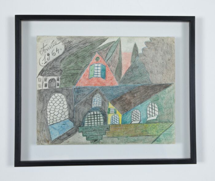 Schley 01 galerie du moineau écarlate Charles Schley-art brut