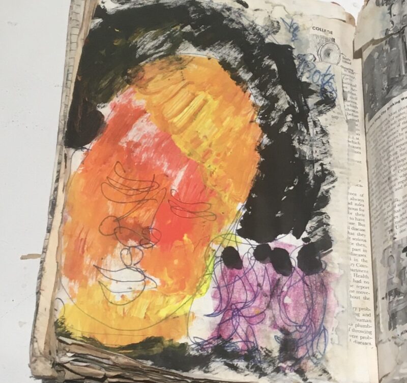 Purvis Young Book 001 Galerie du moineau écarlate art brut Purvis Young-outsider art