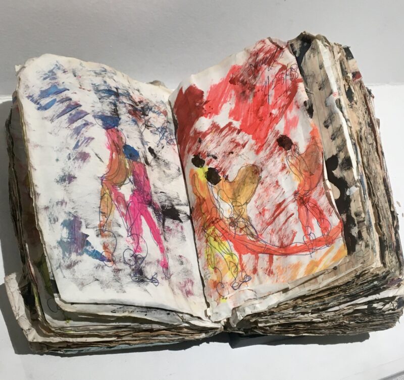 Purvis Young Book 002 Galerie du moineau écarlate art brut Purvis Young-outsider art