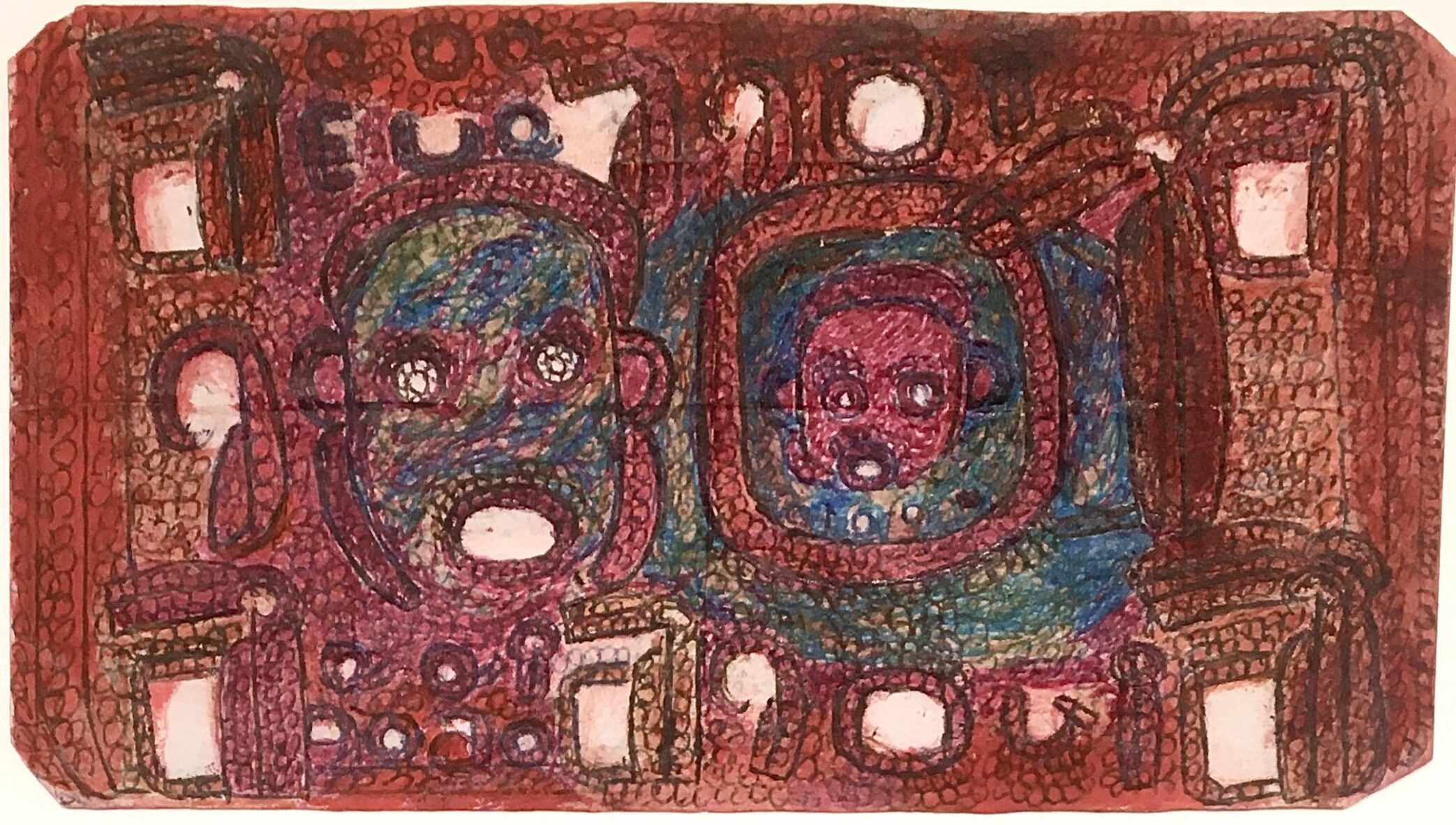 Billet de banque imaginaire fabriqué et dessiné par Raimundo Camilo, œuvre d’art brut
