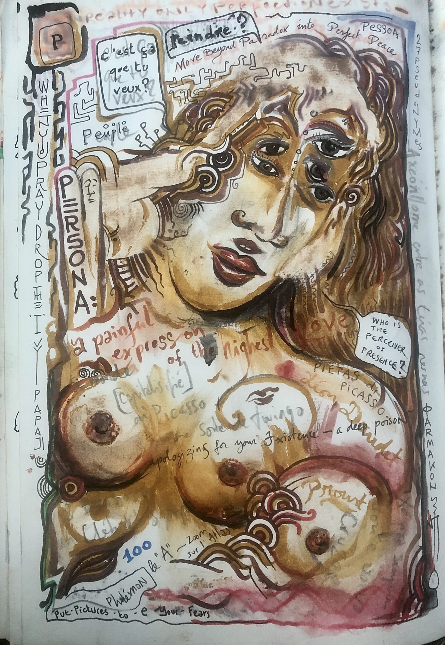 Noé Peyre — œuvre Peinture de Noé Peyre présentée dans l’exposition Encyclopedia Singularis en 2023