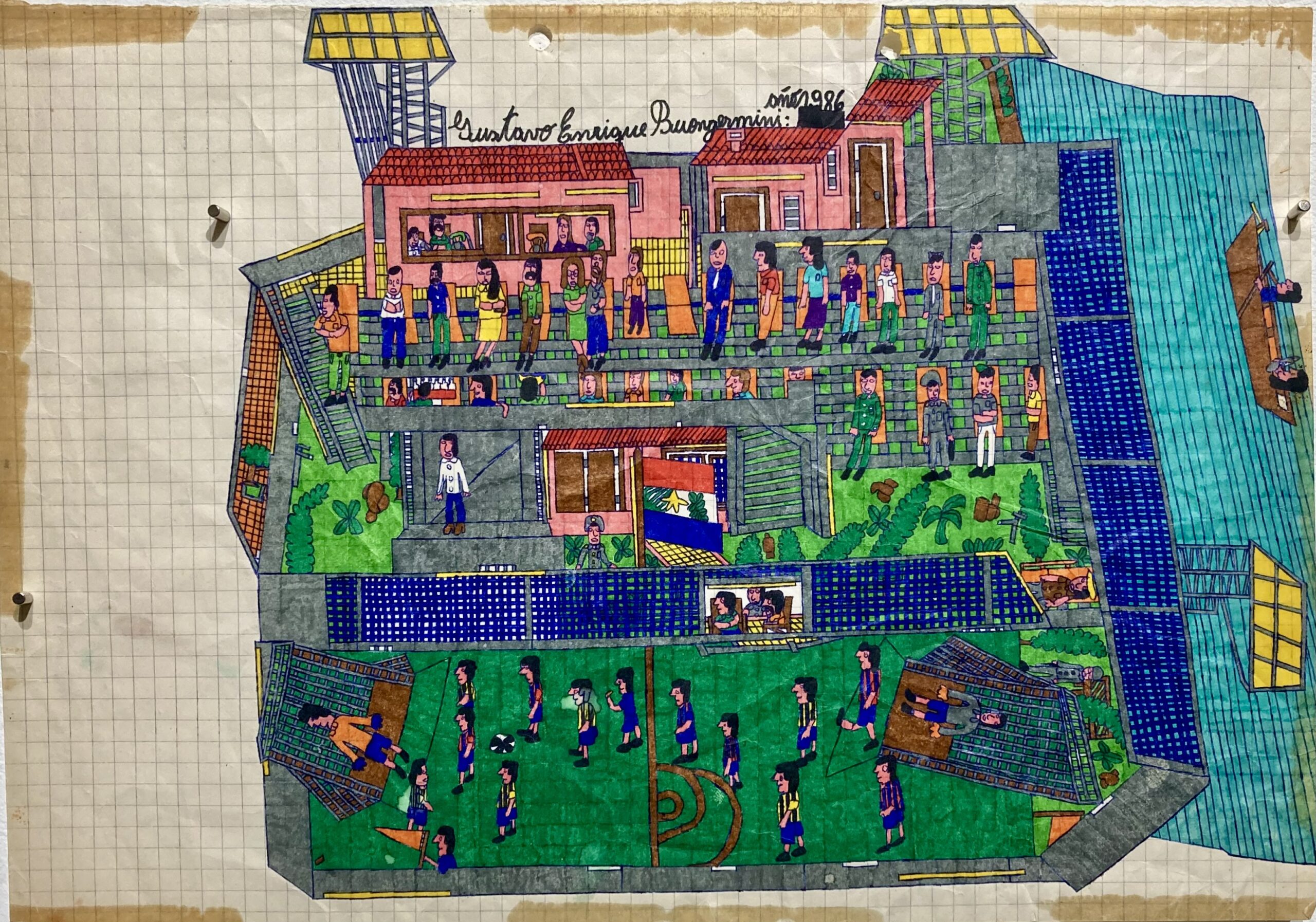 Œuvre de Gustavo Enrique Buongermini — dessin et composition graphique
