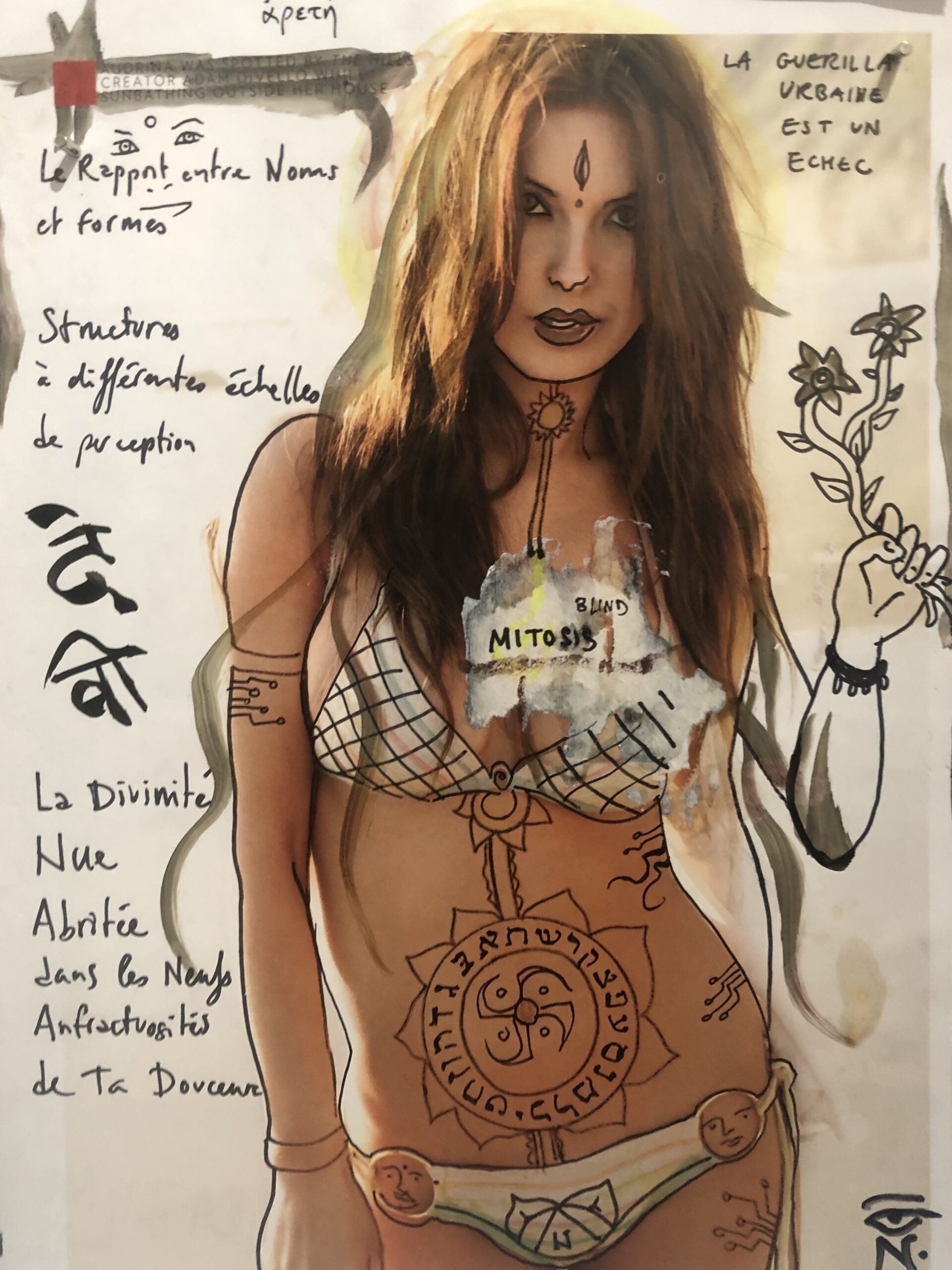 Œuvre de Noé Peyre Œuvre de Noé Peyre — dessin et composition graphique