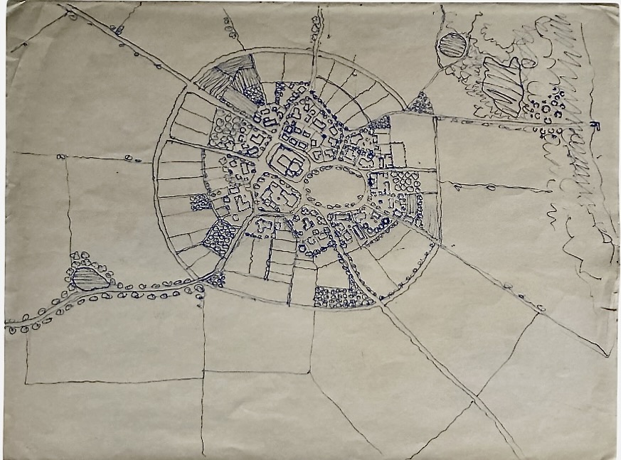 Warren A. Van Ess — œuvre Œuvre de Warren A. Van Ess — dessin et composition