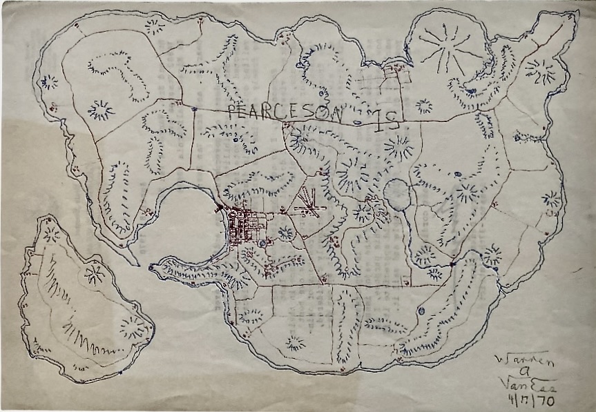 Warren A. Van Ess — œuvre Œuvre de Warren A. Van Ess — dessin et composition